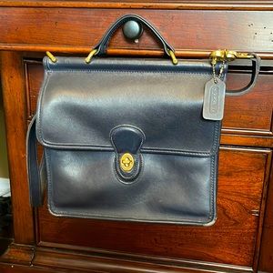 Black Coach Court Bag